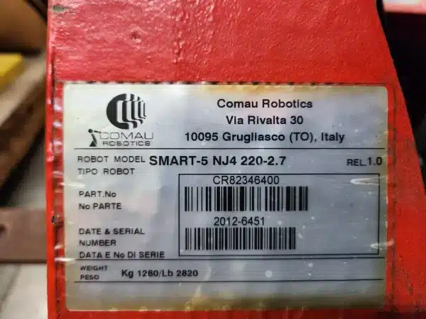 Comau SMART-5 NJ4 220-2.7 - Image 7