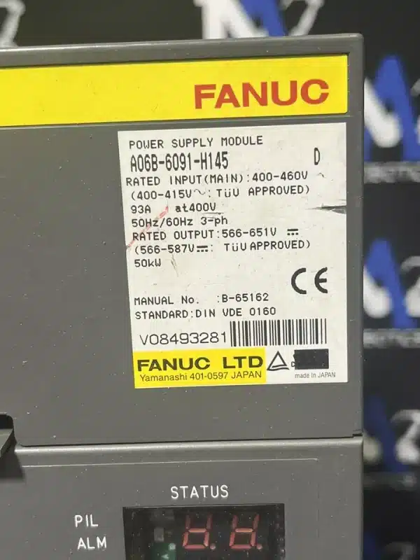 FANUC A06B-6091-H145 Servo Drive - Image 2