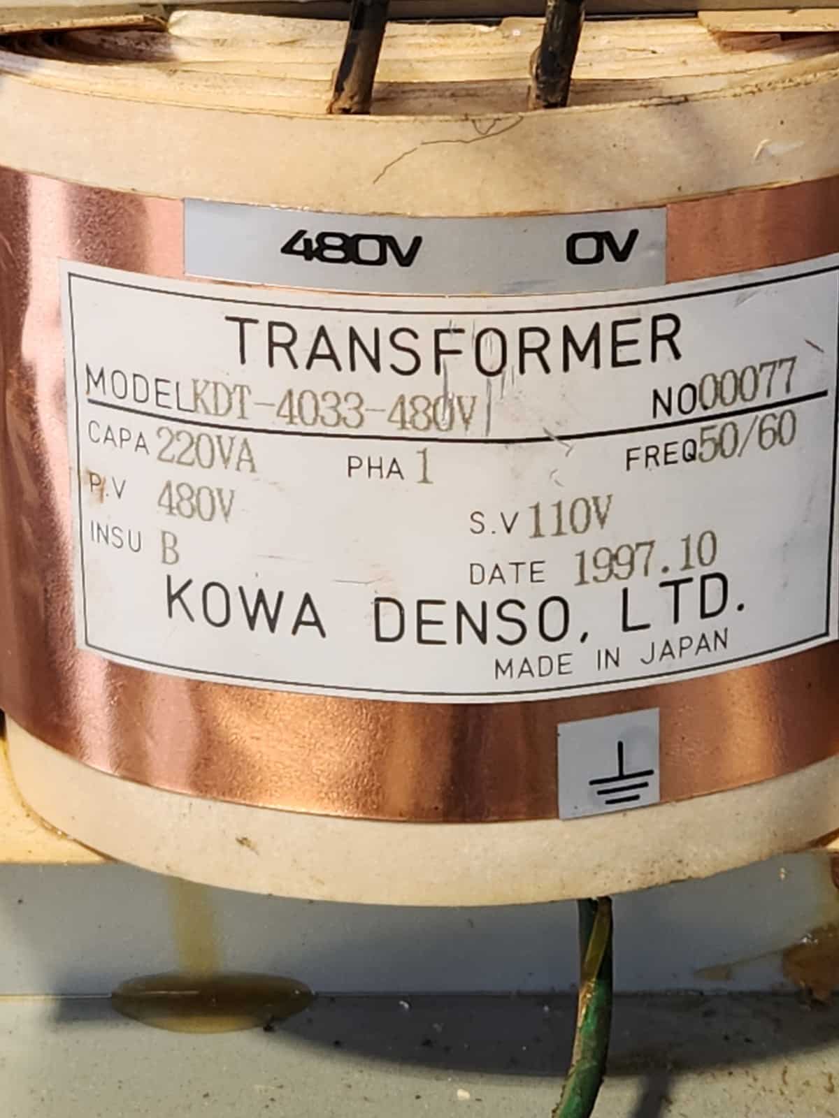 Kowa Denso KDT-4033-480V Transformer - Image 3