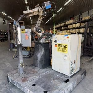 Yaskawa EA1400N/NX100 With Wire Feeder, pendant & Reamer.