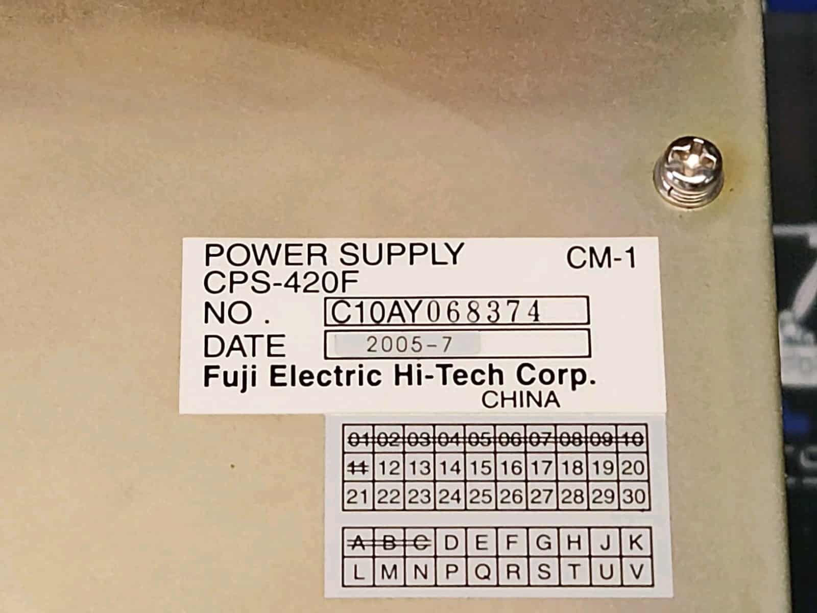 Fuji CPS-420F Power Supply - Image 5