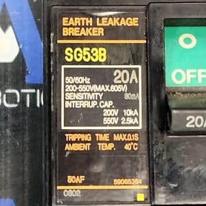 Fuji SG53B 30 Amp Breaker