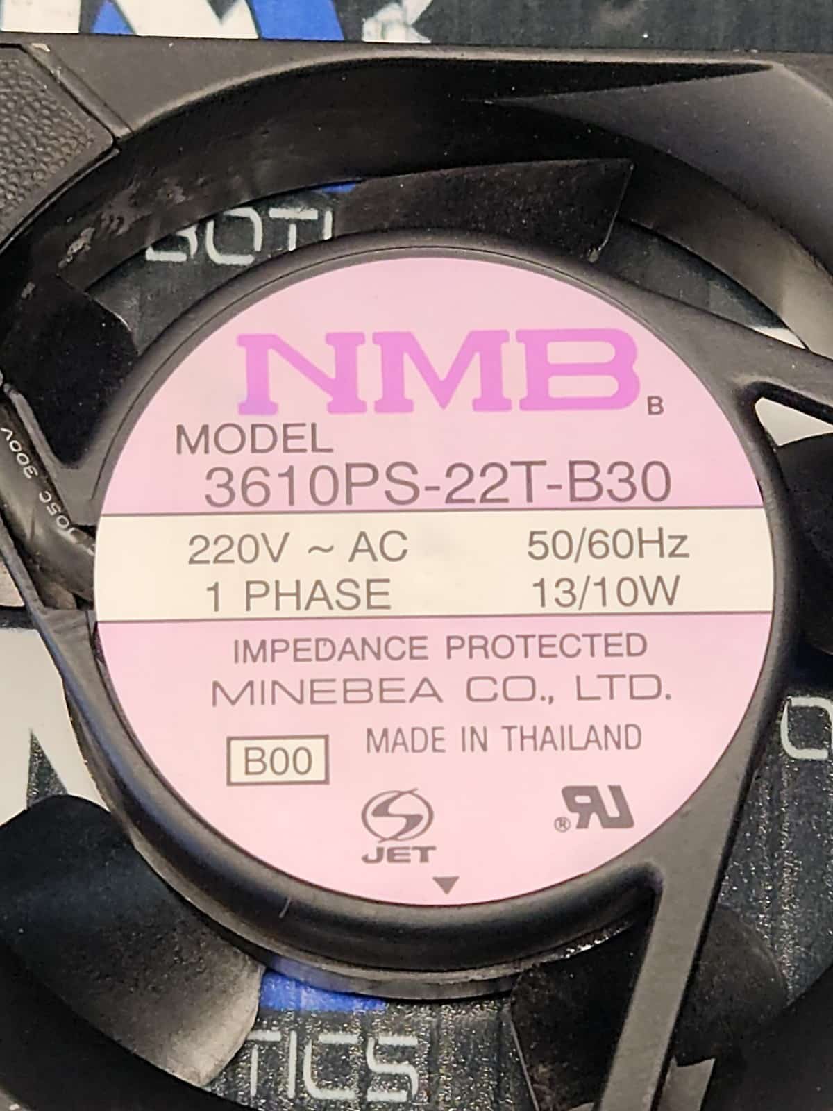 NMB 3610PS-22T-B30 Fan Unit - Image 4